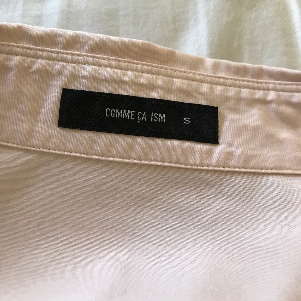 Pink button down shirt. - Picture 3 of 3